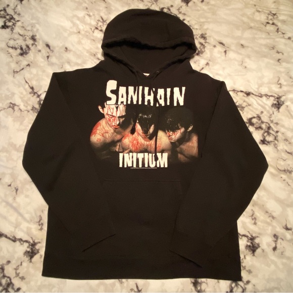 SOLD 🚫 Danzig Samhain Initium 2006 Black Dream Hoodie - Picture 1 of 7